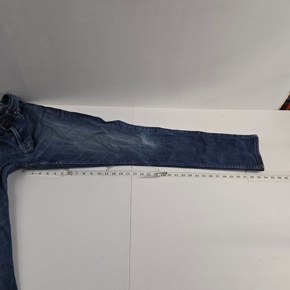 Buffalo David Bitton Jackson-X Straight‎ Stretch Mens Blue Jeans 32x34 - Picture 4 of 9